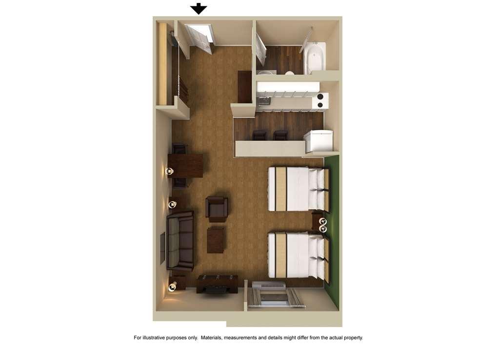 Candlewood Suites Jacksonville Southpoint Quarto foto